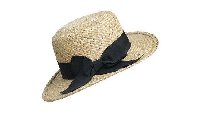 平頂草帽，帽子工廠