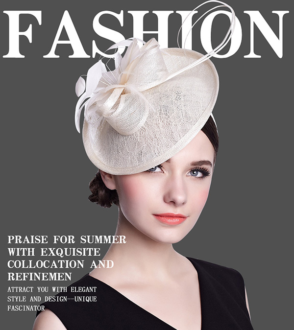 麻紗發(fā)飾，頭飾配件定制