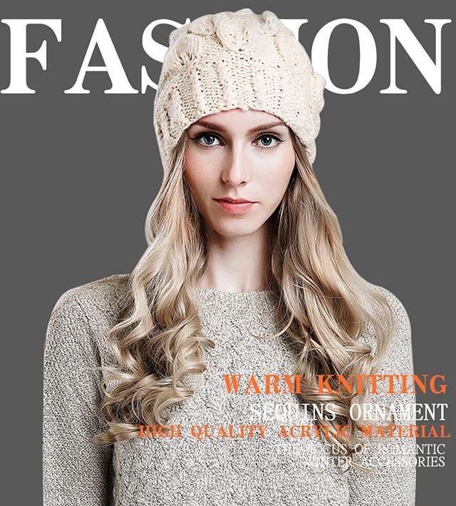 秋冬保暖又時髦，一頂針織帽就足夠！