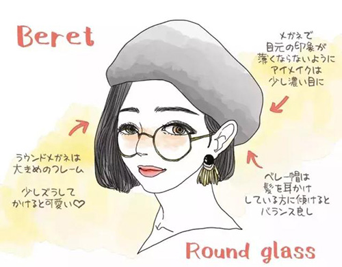 接地氣的小仙女一定要看看！冬天佩戴上帽子和眼鏡